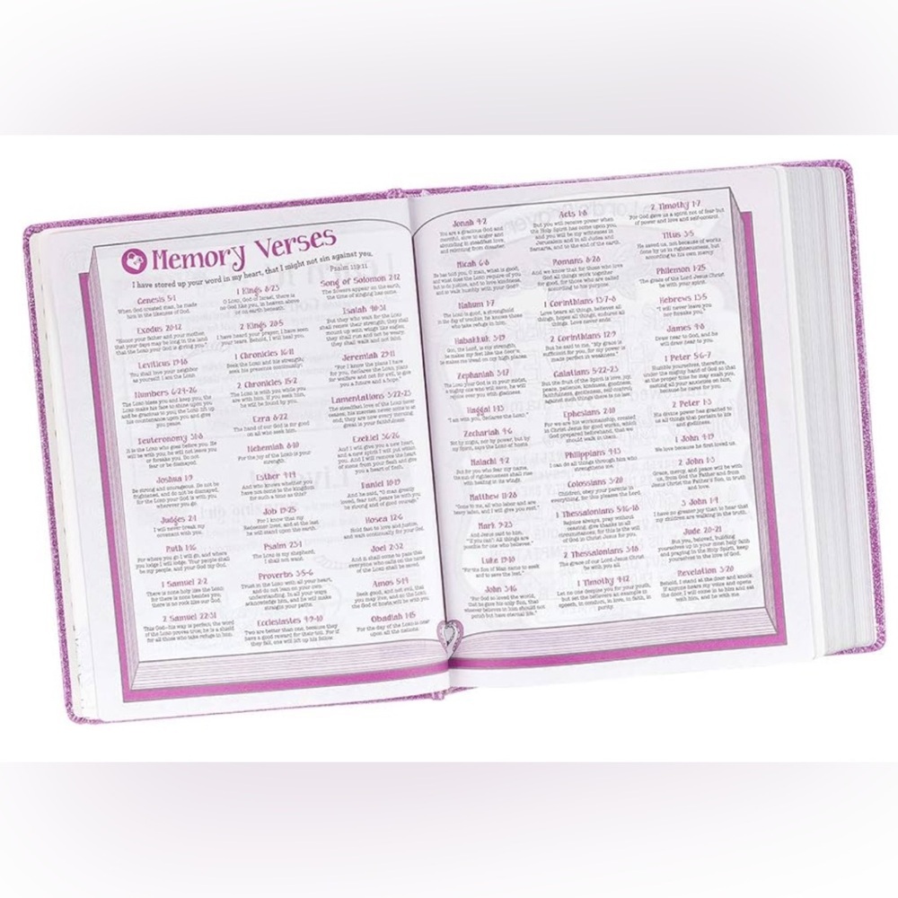 Pink Glitter Hardcover “My Creative Bible for Girls”

++FREE w/ + $30 PURC… - Picture 5 of 9